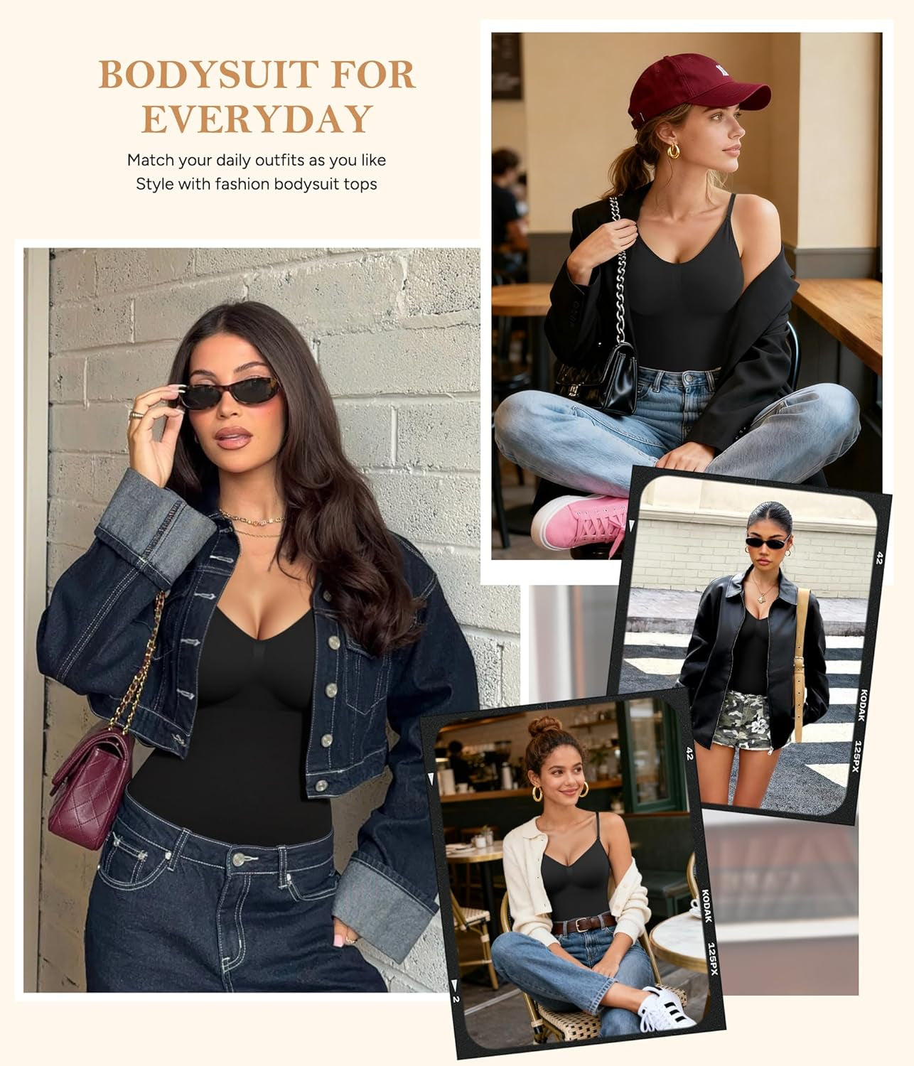 Women Slimming Bodysuits Shapewear Tops Tummy Control Body Shaper Spaghetti Strap Camisole Leotards Bodycon Jumpsuit