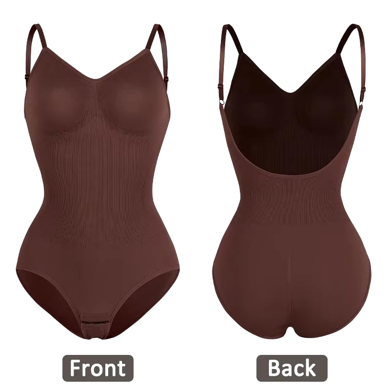 Womens Backless Bodysuits Seamless Shapewear Thong Butt Lifter Body Shaper Slimming Camisole Tops Tummy Control Corset