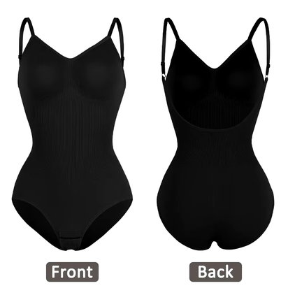 Womens Backless Bodysuits Seamless Shapewear Thong Butt Lifter Body Shaper Slimming Camisole Tops Tummy Control Corset