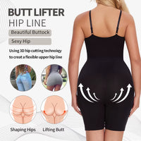 New Bodysuit Shapewear Women Tank Top Tummy Control Full Body Shaper anti Chafing Shorts Slimming Waist Trainer Butt Lifter